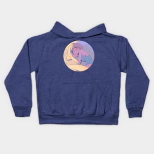 I sleep on the beach Kids Hoodie